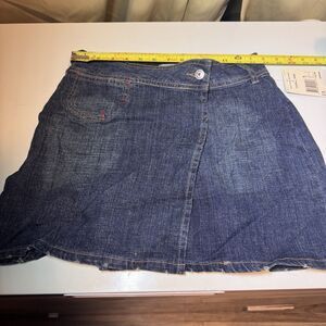 Joe Boxer Women’s Denim Wraparound Skirt Size 3 NWT Blue Jean